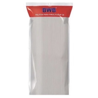 1000 Canudo Palito Transparente Para Topper De bolo e para Pirulito  28cm BWB - em Oferta na Shopee