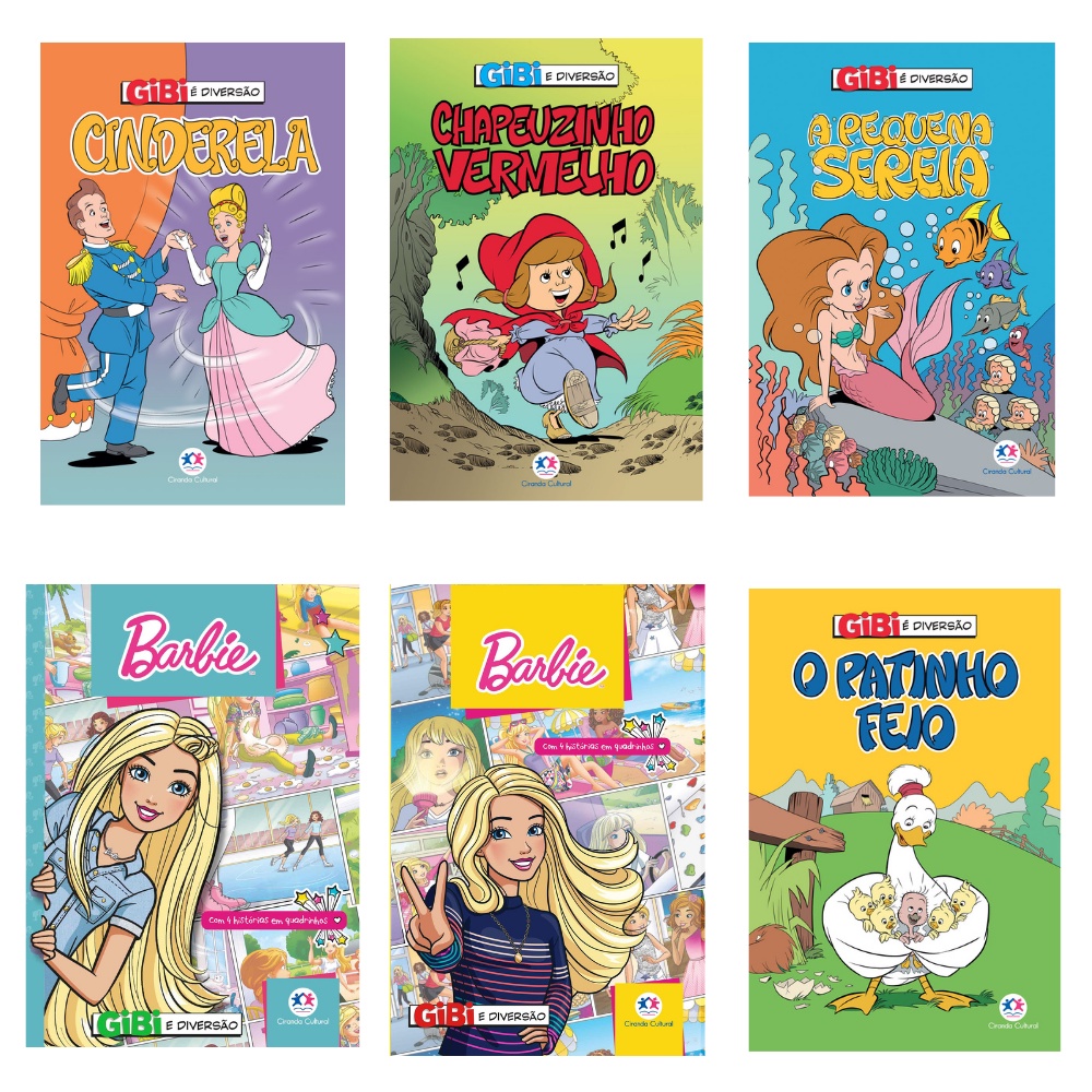 Kit Livros Gibi é Diversão para Meninas em Oferta na Shopee