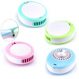 Mini Ventilador De Cílios Para Secagem De Cola Alongamento E Cílios Com Espelho