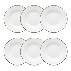 Conjunto de 6 Pratos Fundos 23,5cm Flamingo Sofia