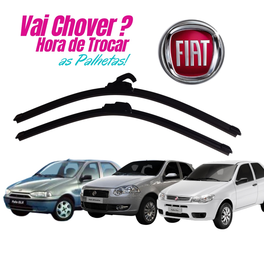 Par Palheta Limpador FIAT Palio 2002 2003 2004 2005 2006 2007 2008 2009 2010 2011 2012 em Oferta na Shopee