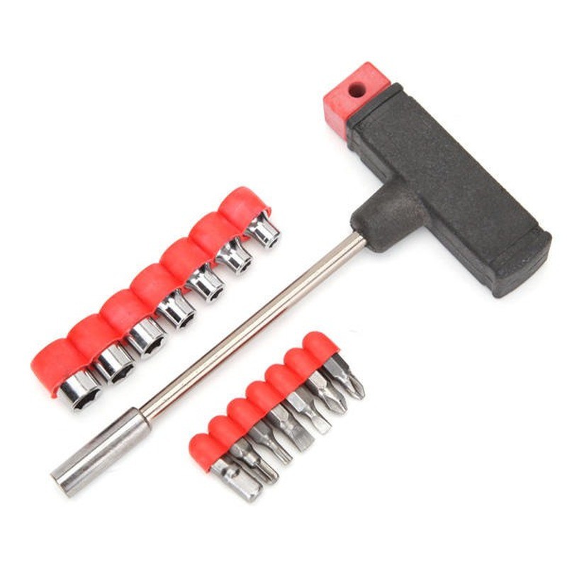 kit ferramenta 21 pecas portátil para carro motos bicicleta ferramenta multifuncional casa