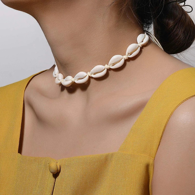 Colar choker buzios  fernando de noronha blogueira