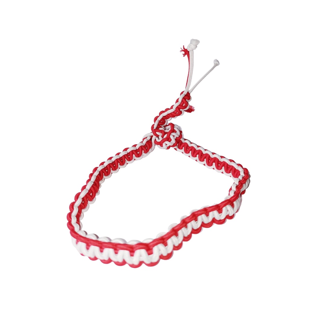 KRUANG PRAJIED BRANCO COM VERMELHO MUAY THAI