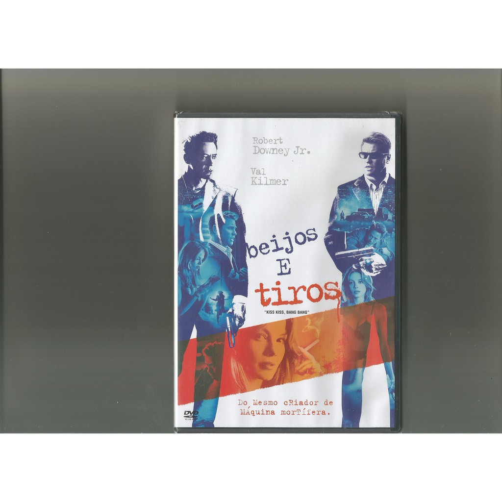 Dvd * Beijos E Tiros * Val Kilmer - Comédia Novo