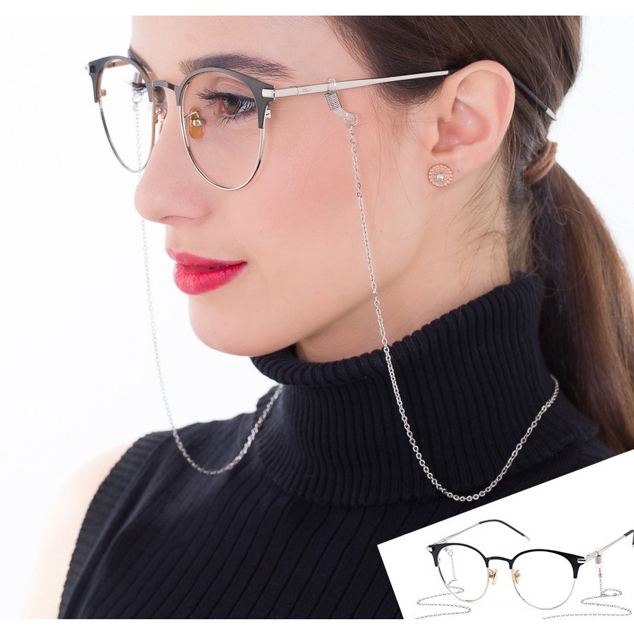 Cordao Corrente Segura Salva Oculos S-17 Aco Inox + Estojo OGrife