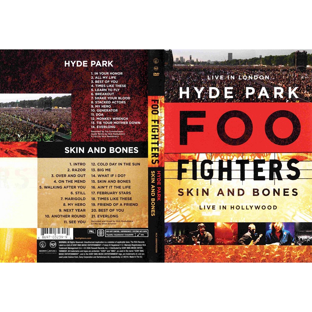 Foo Fighters - Skin And Bones/ Live In Hyde Park