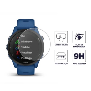 2x Películas protetoras de vidro para Garmin Forerunner 255 em Oferta na Shopee