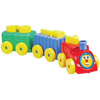 Brinquedo Educativo Didático Trenzinho + Peças De Encaixe