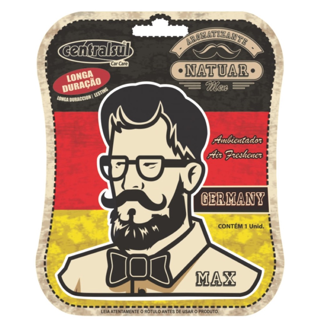 Aromatizante longa duração centralsul men max germany 7g - Spare Parts and Accessories for Vehicles