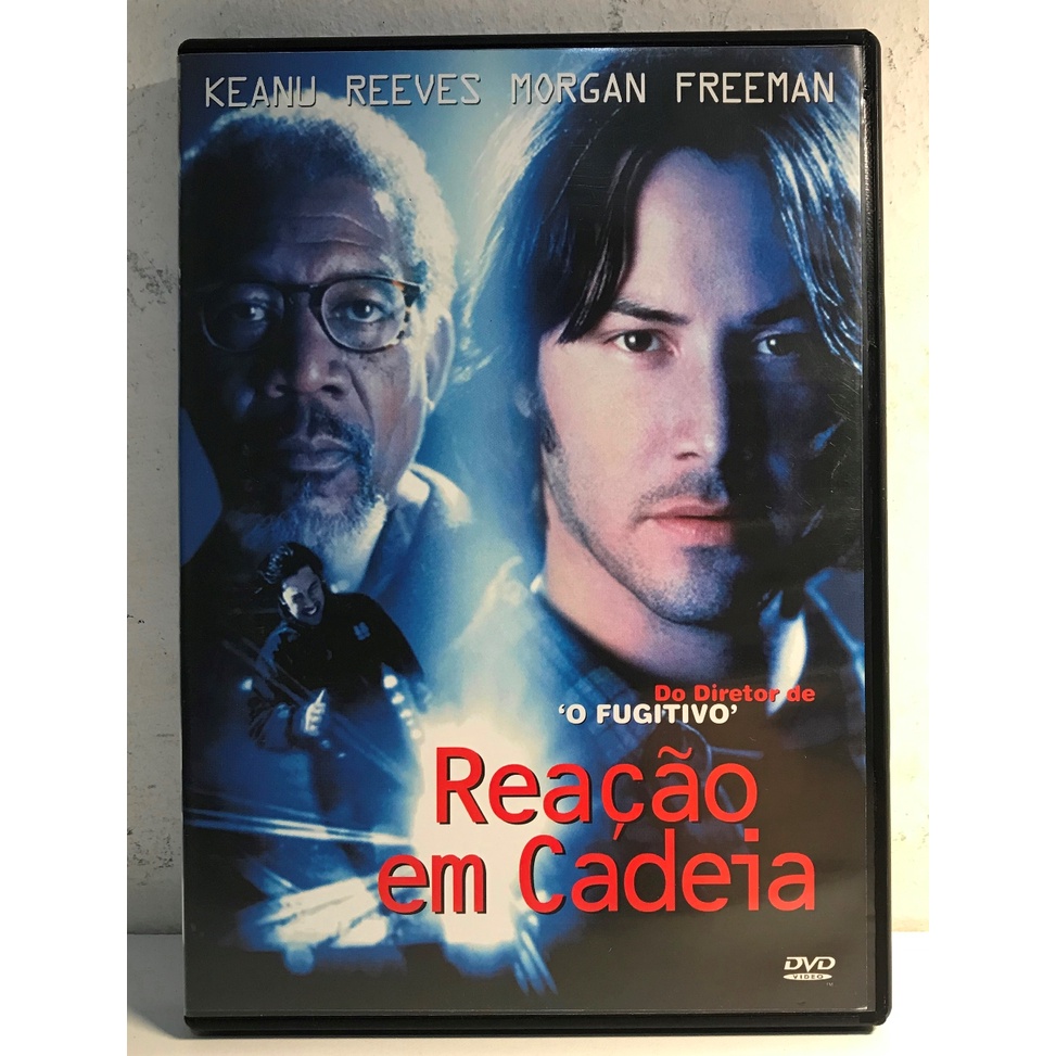 DVD: Reação em Cadeia - Keanu Reeves/Morgan Freeman (Original)