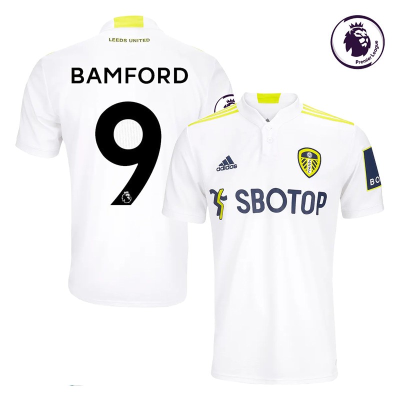 2122 Nova Temporada Premier League Leeds Futebol Em Casa Jersey Leeds