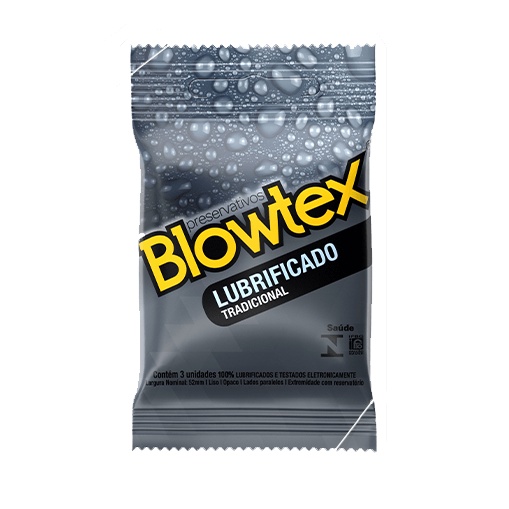 Preservativo Tradicional - Blowtex Lubrificado - 3 Unidades em Oferta na Shopee