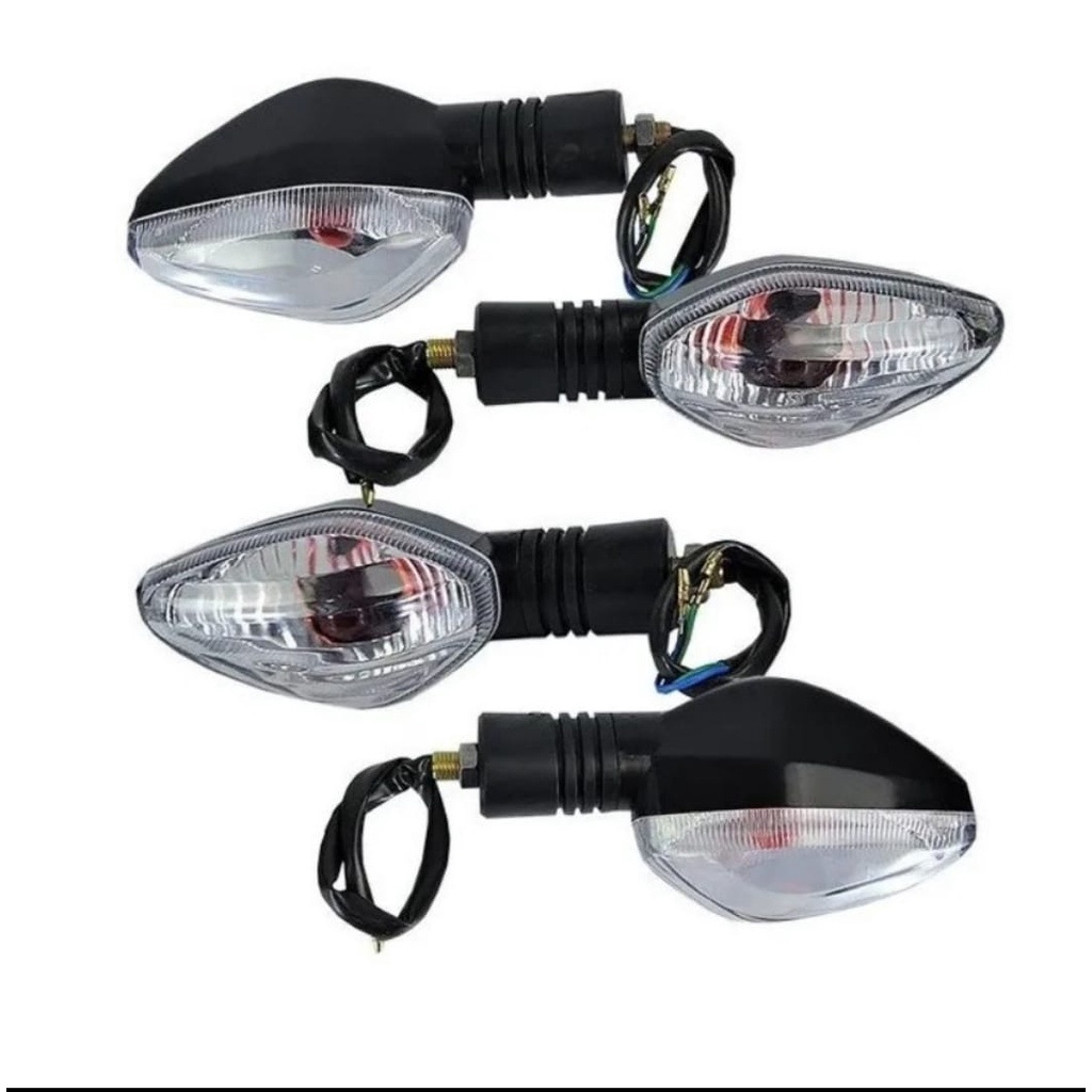 Pisca Seta Nxr Bros 150 Bros 160 Titan Cg 150 Titan 160 Fan 125 Titan 160 Cbx Twister XRE CB 300-CRISTAL