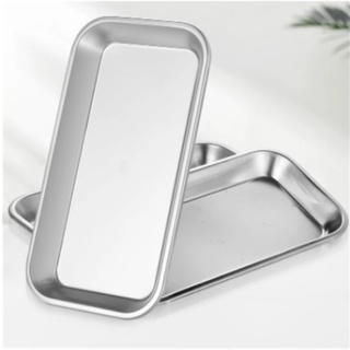1pc Aço Inoxidável Placa Cirúrgica Médica Equipamentos De Armazenamento Cosméticos Bandeja Permanente Maquiagem Accesory