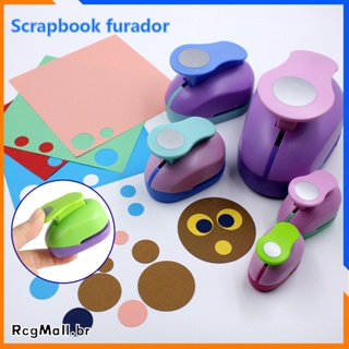 9/16/25mm Scrapbook Socos Circular Papel Furador Artesanal Cartão Cortador DIY Dispositivo De Gravação De Redondo em Oferta na Shopee