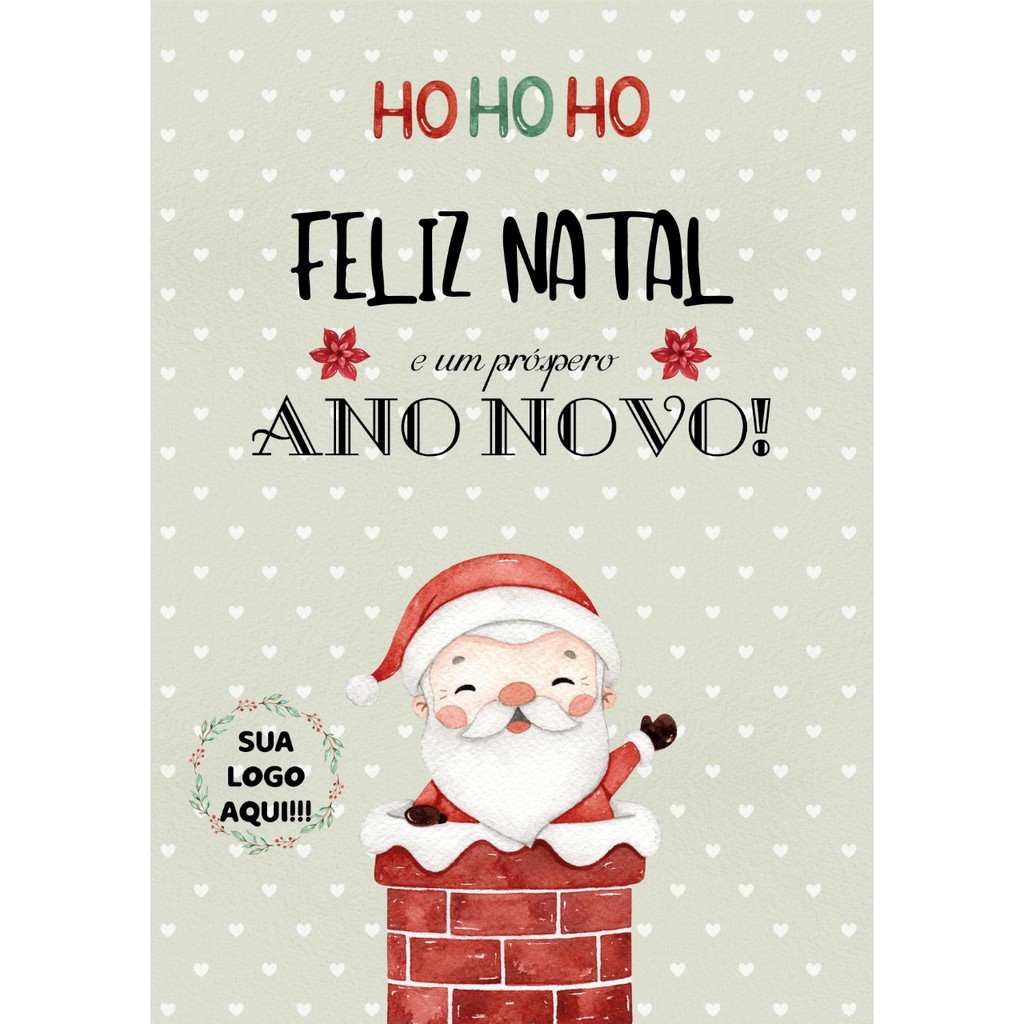45 Unid. Cartão Tag Feliz Natal, personalizado com sua logo, etiqueta para  lojas, empresas, artesanato | Shopee Brasil