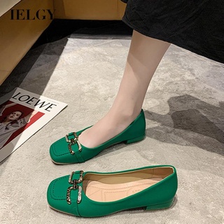 IELGY Feminino Francês Combina Com Tudo Dedo Do Pé Quadrado Sapatos De Salto Pedaço