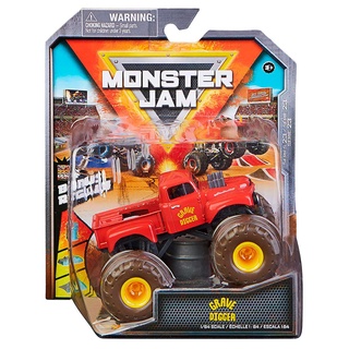 Carrinho Monster Jam - Escala 1:64 - Grave Digger Red Primer
