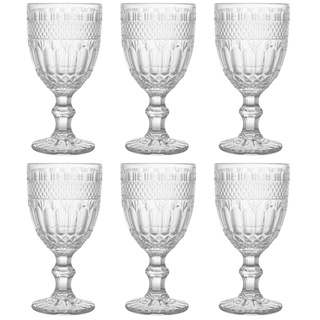 Jogo de 6 Taças 340ml Água e Vinho Luminni Casambiente