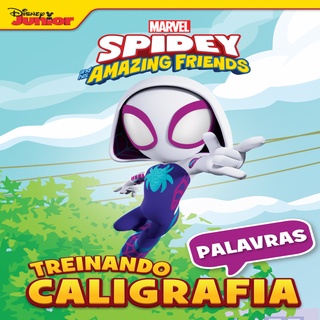 Treinando a Caligrafia Marvel Spidey - Palavras