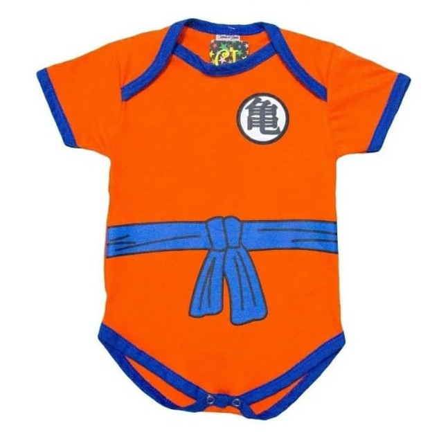 Body Infantil Goku Dragon Ball Z Roupas Para Bebes Shopee Brasil