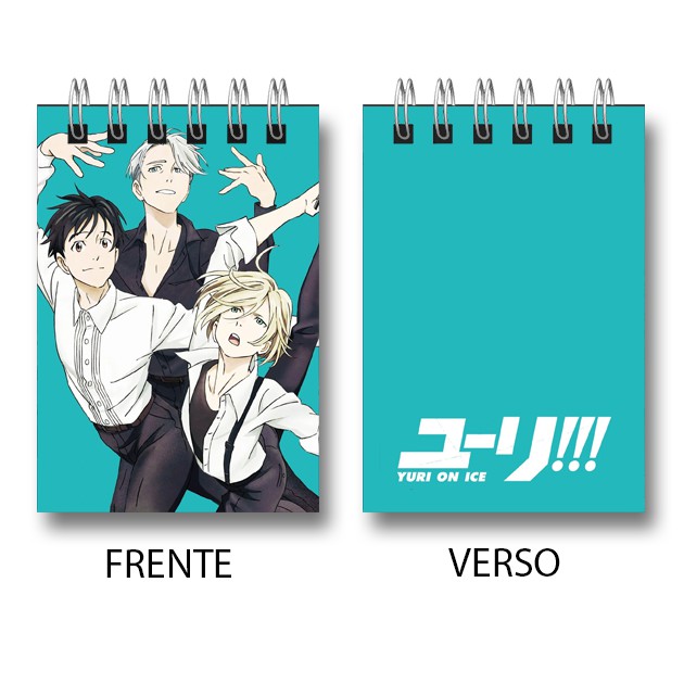 Bloco de Notas Anime Yuri on Ice