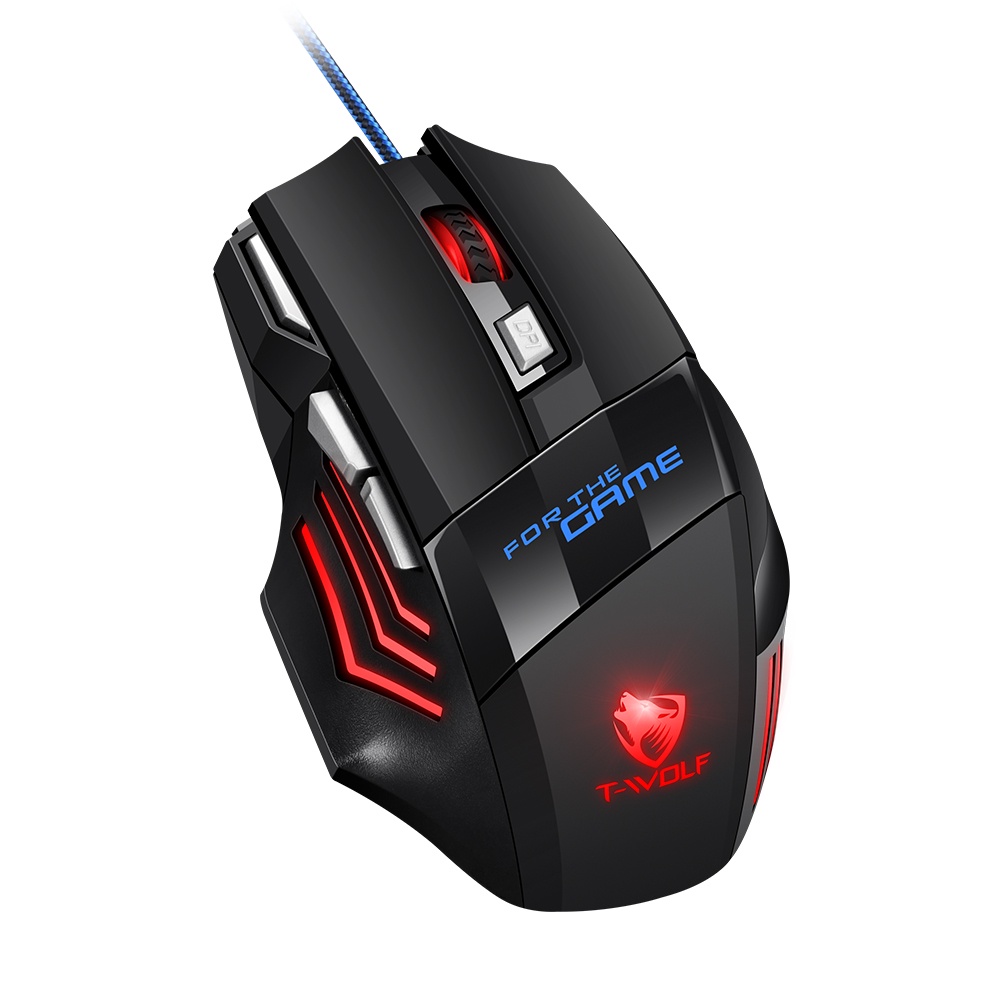 Mouse gamer para jogo computador M1 USB LED laser Botões Profissional