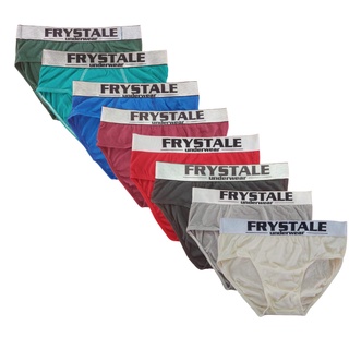 Kit com 10 Cuecas Frystale Slip Tradicional - 100% Algodão