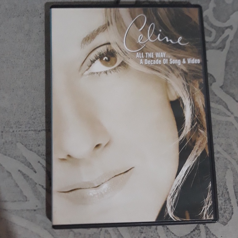 DVD CELINE - ALL THE WAY  - A DECADE OF SONG & VIDEO - EM ÓTIMO ESTADO