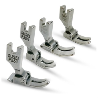 Kit 4 Pé Calcador Maquina de Costura Reta Industrial Estreito Largo Modelos P35 P127 P127 P58 em Oferta na Shopee