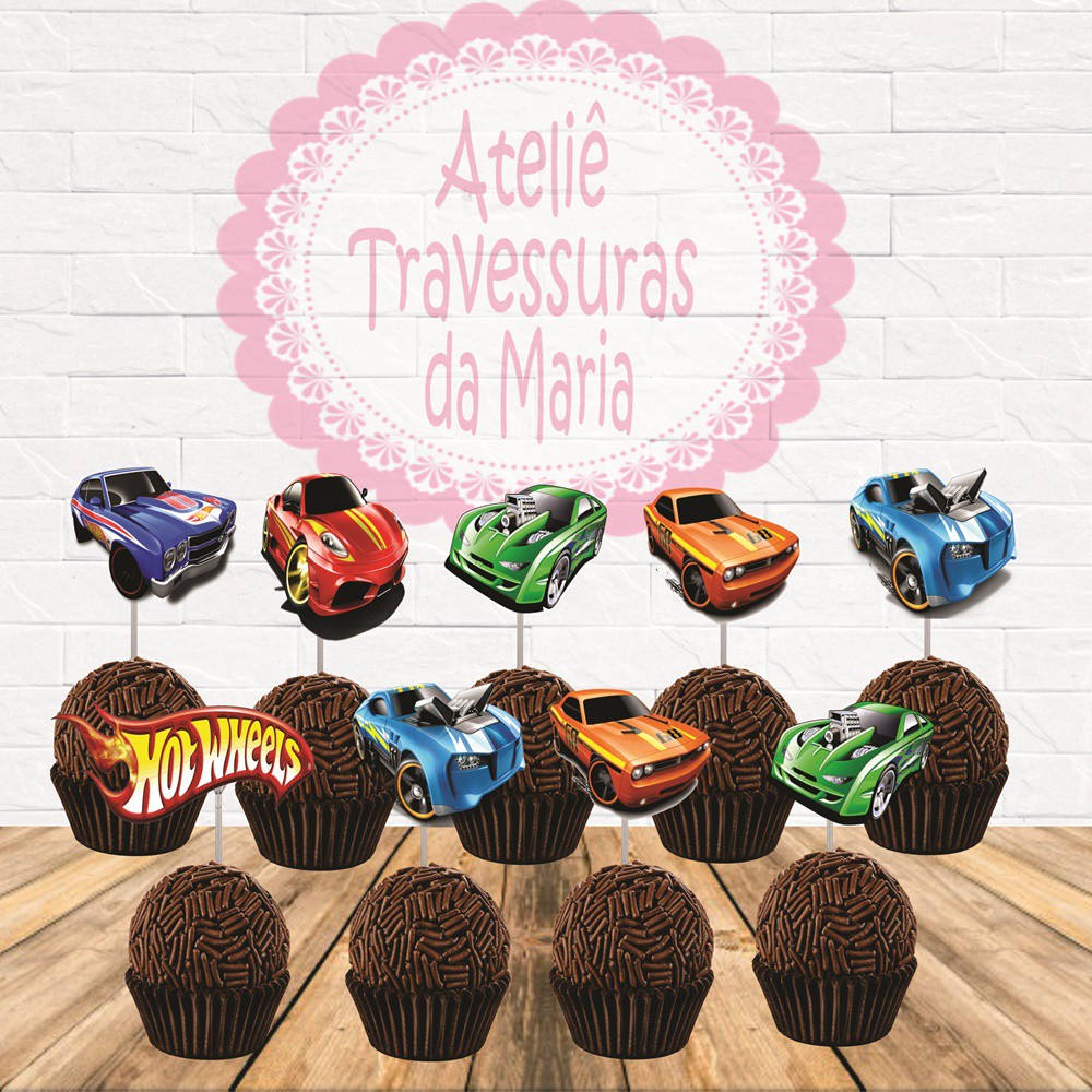 Toppers para Docinhos HotWhells - Fazemos todos os Temas (Nos pergunte pelo chat!) em Oferta na Shopee