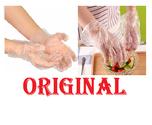 Luva Plástica Descartável 800 Unidades