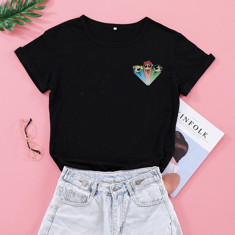 Camiseta Feminino As Meninas Super poderosas  Masculino Infantil menino menina lindinha florzinha docinho estrelinha