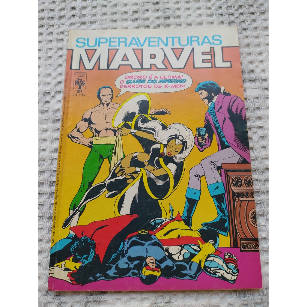 Superaventuras Marvel nº 31, Ed. Abril, formatinho, hq, R