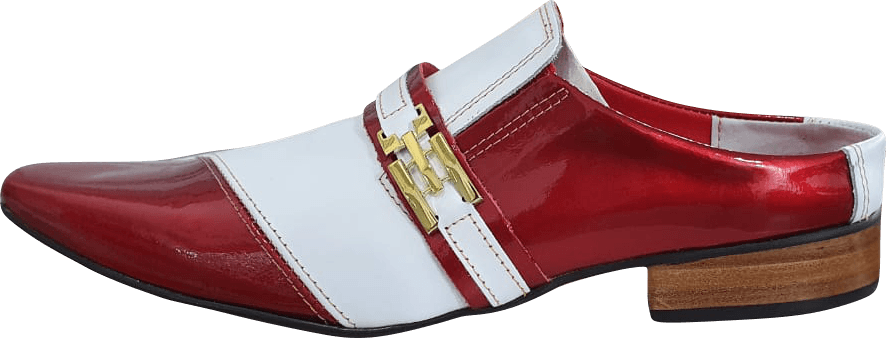Mule Masculino em Couro - Babuche - Blank Rouge - Ref: 59