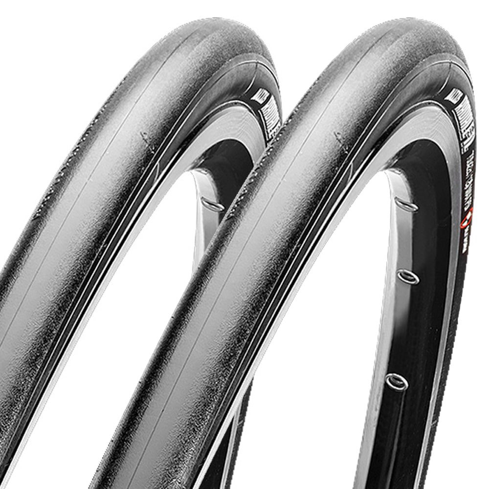 Kit 2 Pneus Maxxis Radiale LT 700x22C Dobrável (Kevlar) Tubeless Preto
