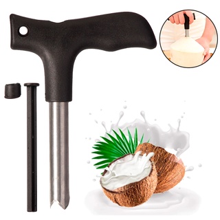 Furador De Coco Perfurador Manual Abridor Inox Fura Coco