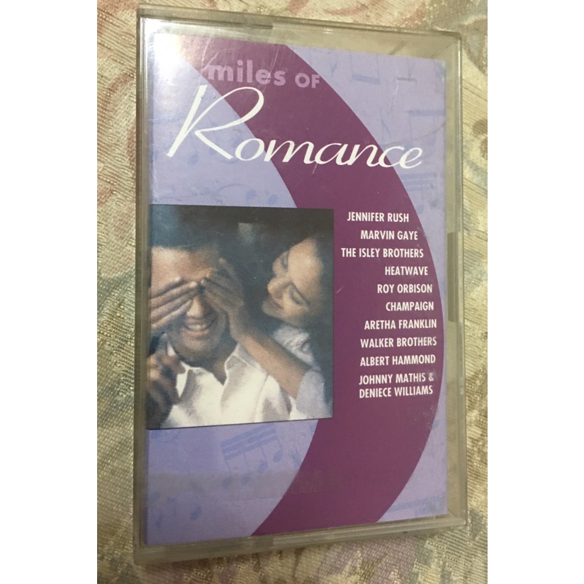 Fita K7 Miles Of Romance - Jennifer Rush, Roy Orbison, Marvin Gaye, Champaign,....