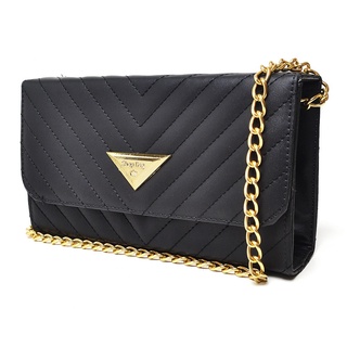 Bolsa Feminina Corrente Luxo Vegas Colors Dourada