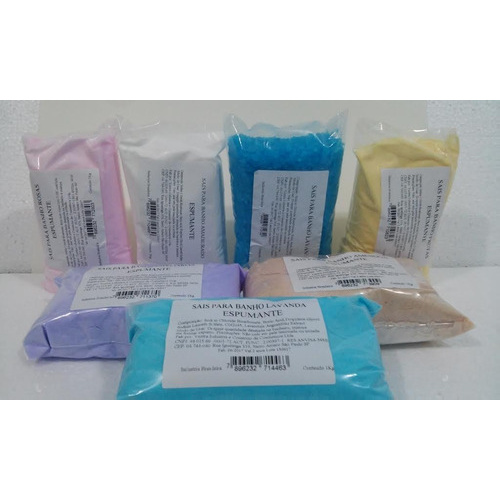 Kit -1k Sais De Banho Pitanga +500ml Banho De Espuma Pitanga