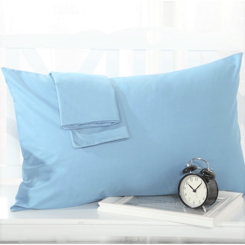 Kit 4 Capa Travesseiro Impermeável Azul 50cm x 70cm Com Zíper e HipoAlergênico