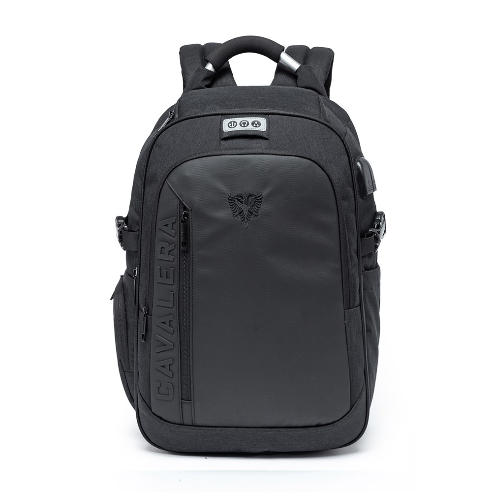 Mochila Cavalera 80’s Reforçada Notebook Executiva Preta - Men Bags