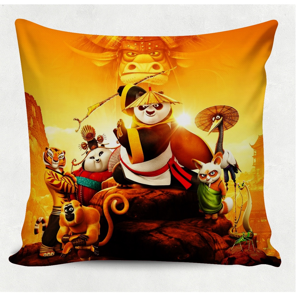 Almofada Personalizada Sublimação Filme Desenho Anime kung Fu Panda