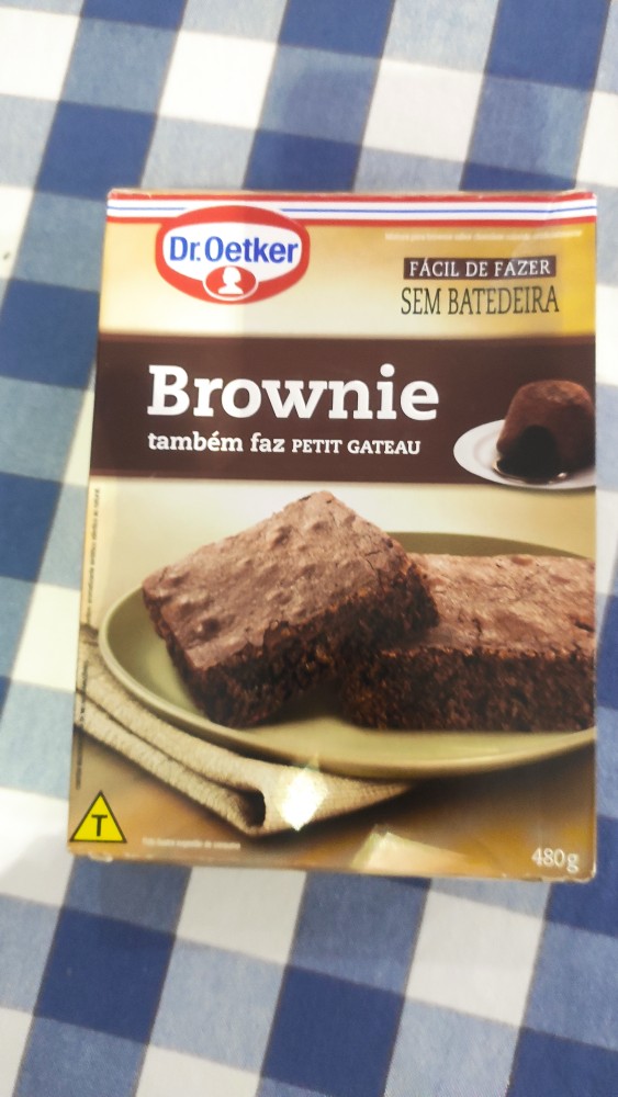 Mistura Para Brownie Sabor Chocolate Dr Oetker 480g Shopee Brasil