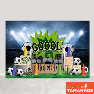 Painel Fundo Fotográfico Futebol Cenário Gol Em Tecido Sublimado para Foto - FFC-780 em Oferta na Shopee