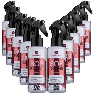 Kit com 10 Un Reconstrutor Instantâneo S.O.S Repair 120ml Menina Web em Oferta na Shopee