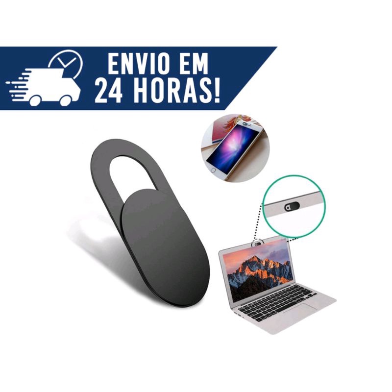 03X Webcam Cover Tampa Câmera Espião Privacidade 1 Unidade - Tampa camera do pc computador