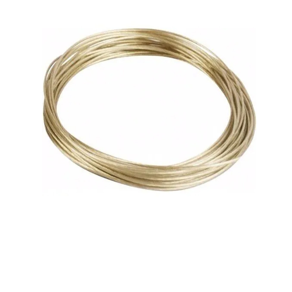 20m Cabo De Aço Revestido Pvc Cristal 2,70mm Varal e outras funções