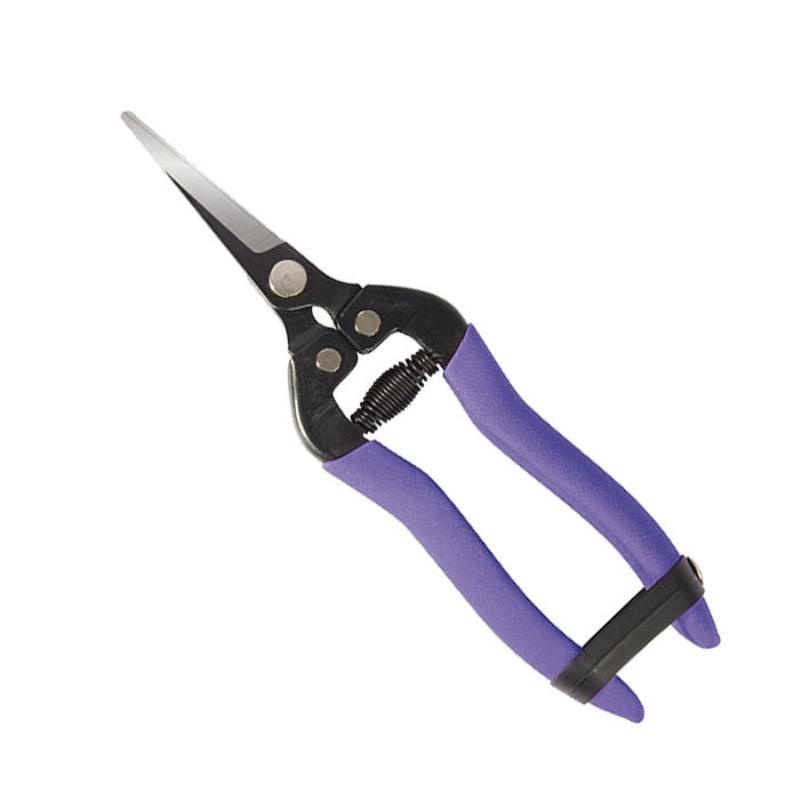 Tesoura para Colheita Reta 180 MM c/ Mola e Cabo Emborrachado PALISAD